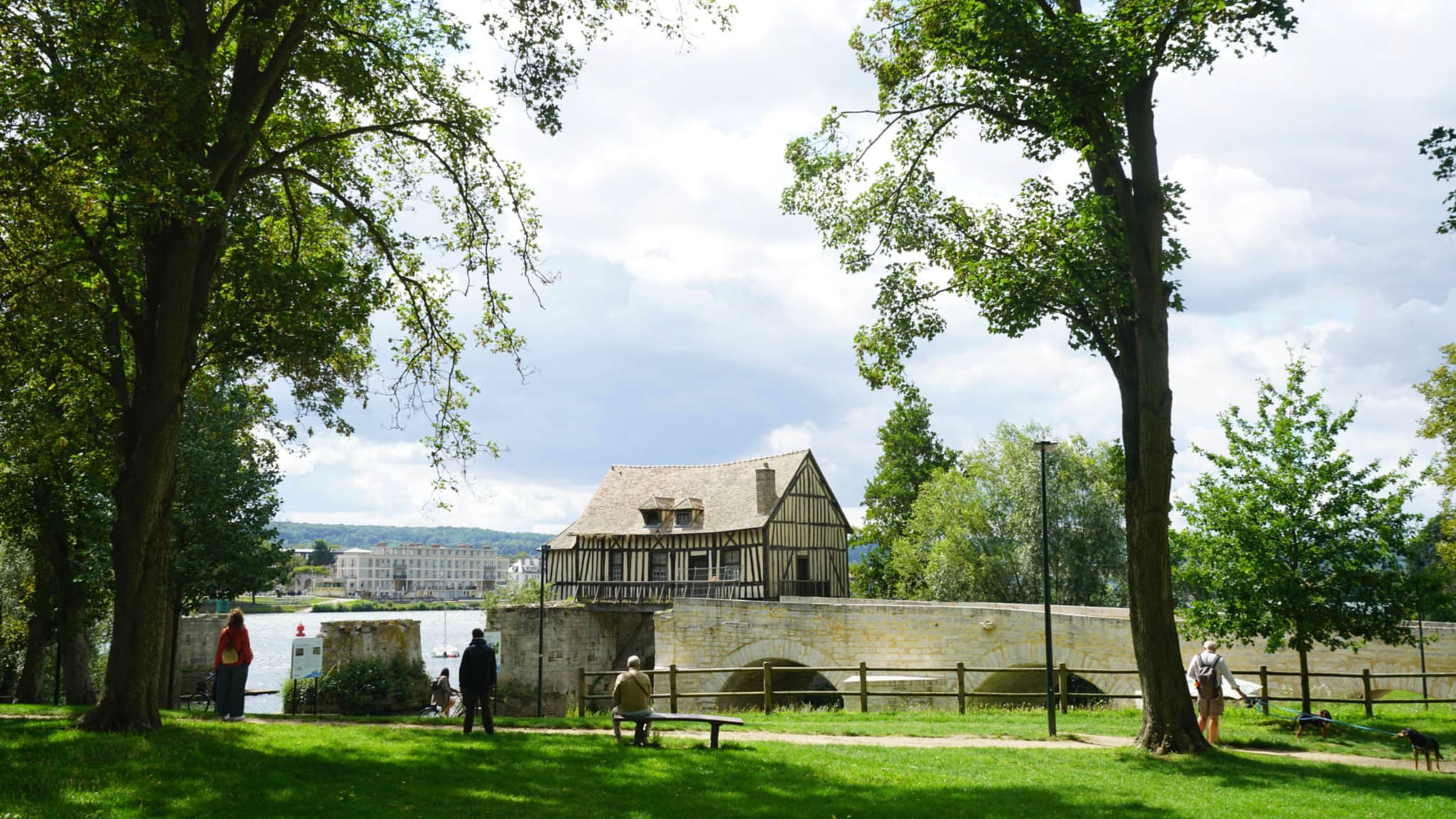 韦尔农河上的磨坊