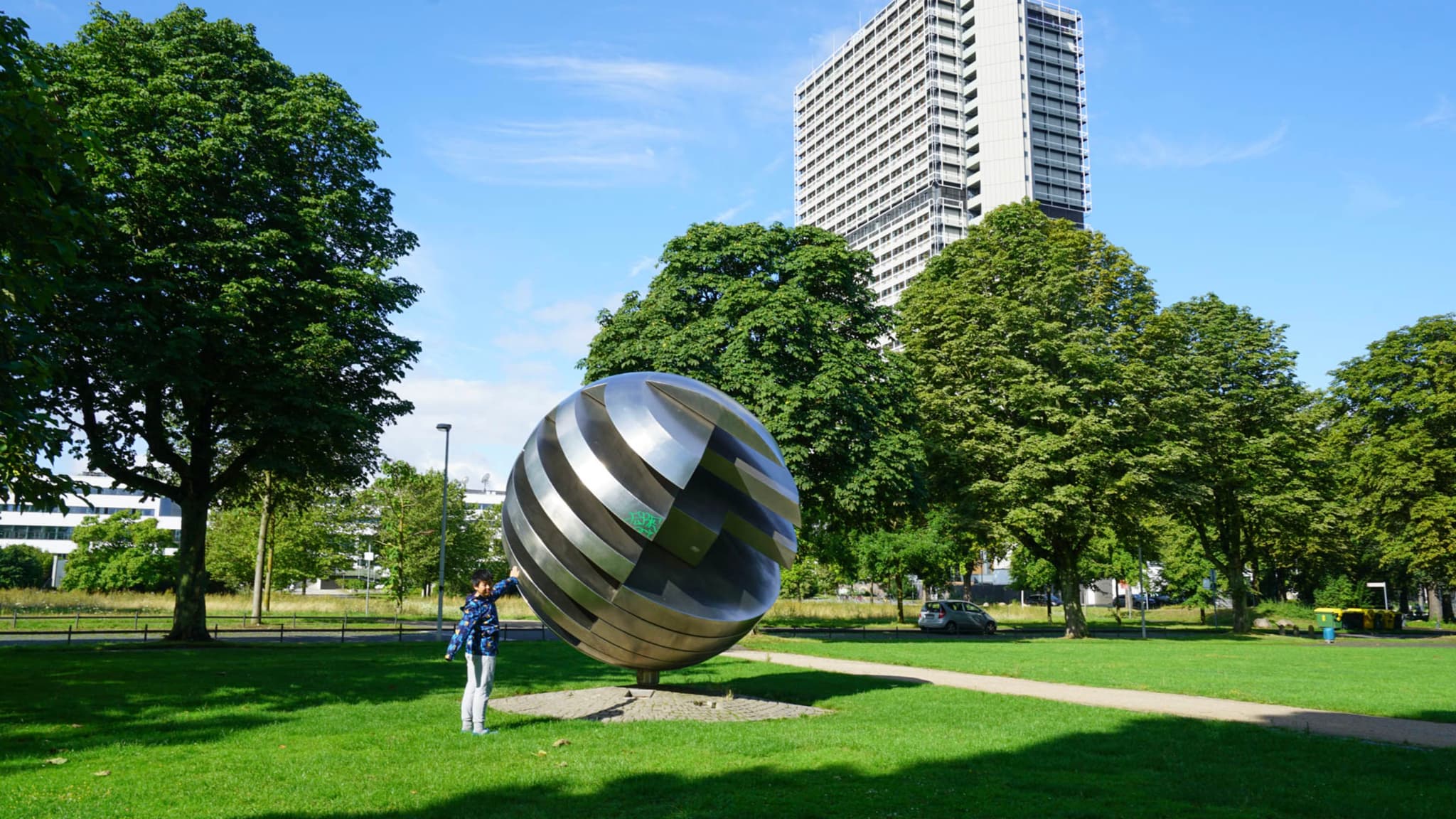 波恩的联合国办事处大楼，特意来看UNFCCC的