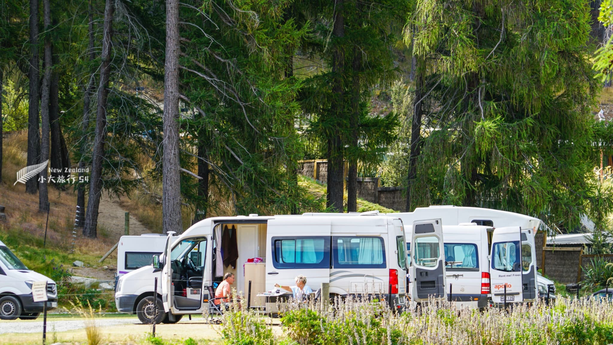 新西兰特卡波湖的营地